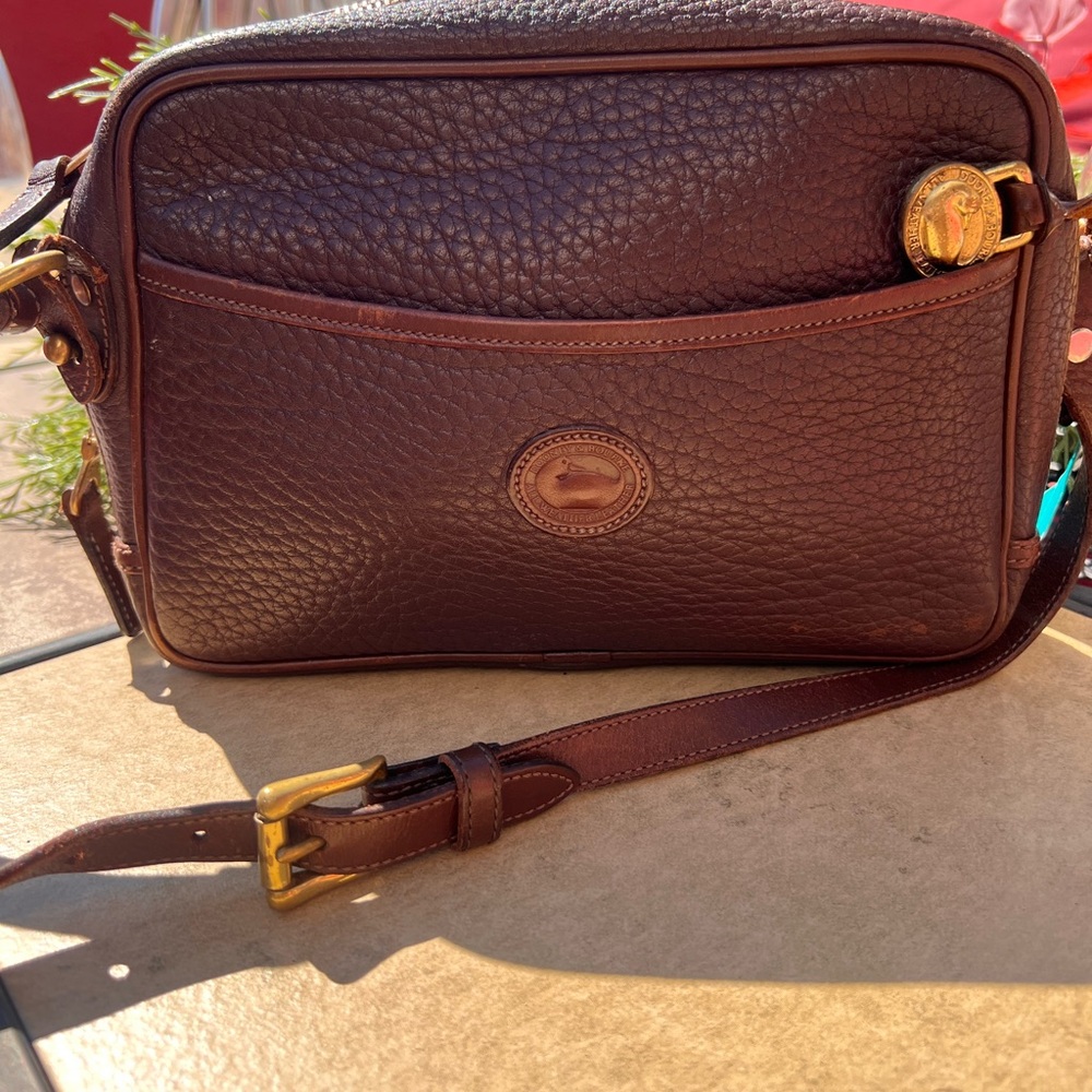 Brown Leather Crossbody Bag